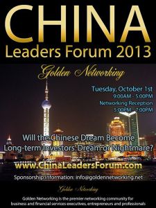 Is Chinese Real Estate Headed Towards a Bubble?: To Be Debated at China Leaders Forum 2013 on October 1st
